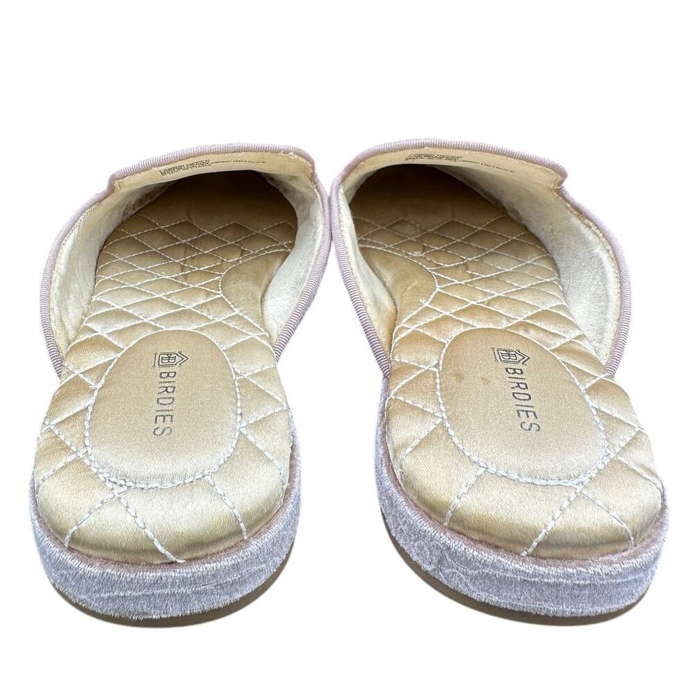 Birdies The Phoebe Pink Python Womens 6.5 Embossed Velvet Mules Spring Pretty 🎀 - Picture 8 of 12